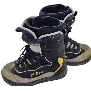 KLIM Aggressive Sledwear Snowmobile Boots Men 9 Women 10 Winter Insulated Riding